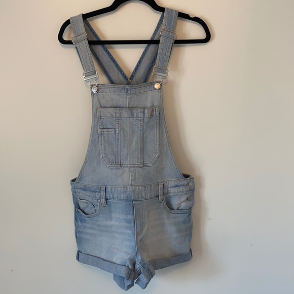 Garage Jean Overall Shorts - Picture 1 of 6